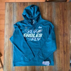 Men’s Philadelphia Eagles Fanatics Sweatshirt Fly Eagles Fly XL New NWT